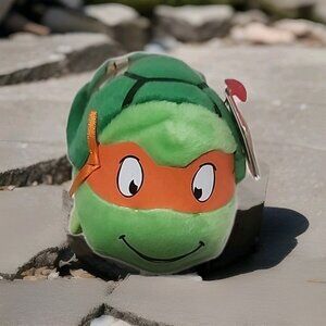 Teeny Tys Michelangelo Teenage Mutant Ninja Turtles 3" Plush TMNT 2017